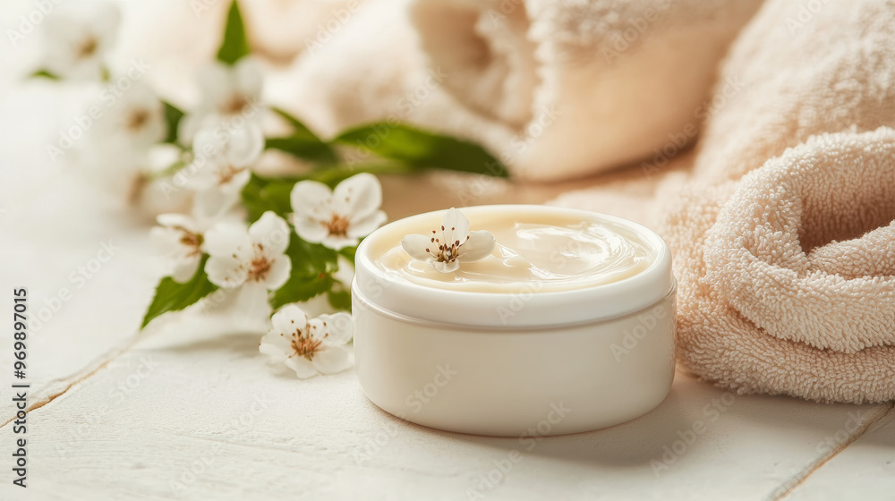 Depict the body lotion in a professional setting, such as a spa or beauty salon. Highlight the high-quality and efficacy of the product as used by skincare professionals. Depict the body lotion in a professional setting, such as a spa or beauty salon. Highlight the high-quality and efficacy of the product as used by skincare professionals.