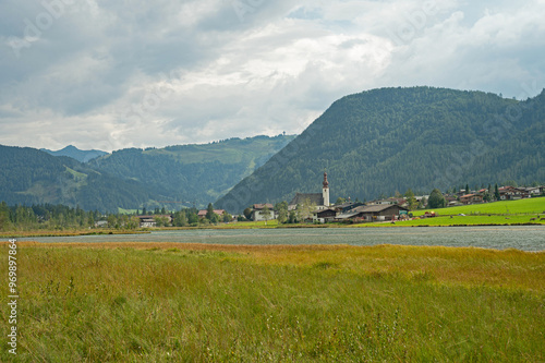 Wallpaper Mural beautiful landscape arround Sankt Ulrich am Pillersee in Tyrol in Austria Torontodigital.ca