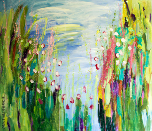 Painting as a Background