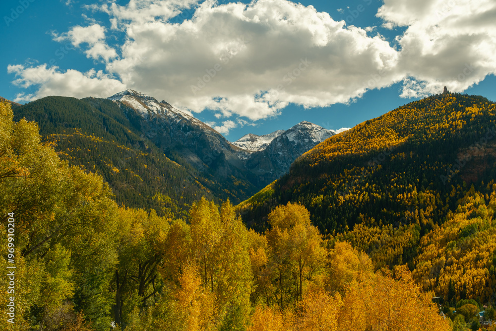 Telluride in Fall, golden aspens, town views, and hiking. Telluride in Fall, golden aspens, town views, and hiking.