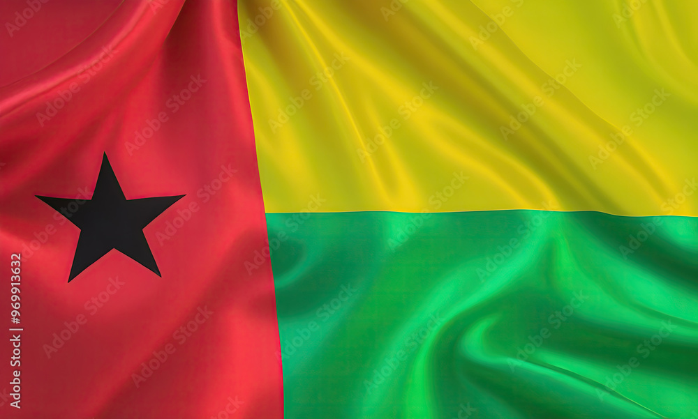 guinea bissau flag for national Day or Independence Day of guinea bissau guinea bissau flag for national Day or Independence Day of guinea bissau