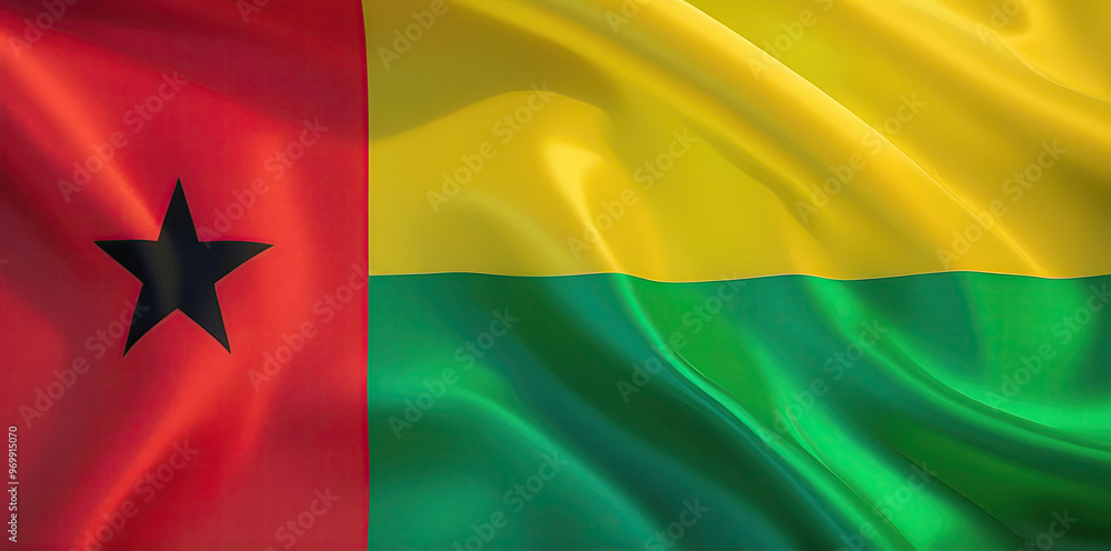 guinea bissau flag for national Day or Independence Day of guinea bissau guinea bissau flag for national Day or Independence Day of guinea bissau