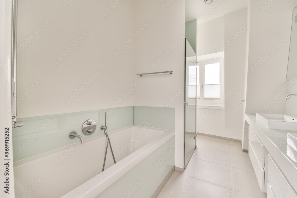 Modern bathroom interior with clean design Modern bathroom interior with clean design