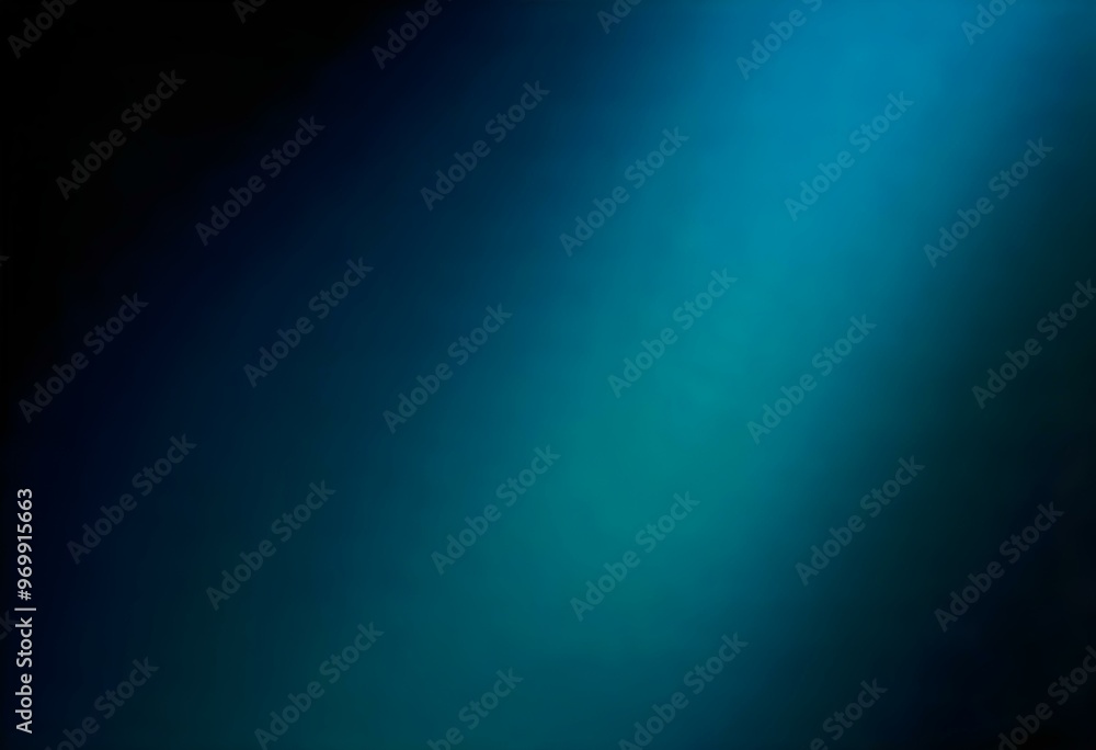 Obraz premium midnight blue to dark green gradient with soft light diffusion create with ai