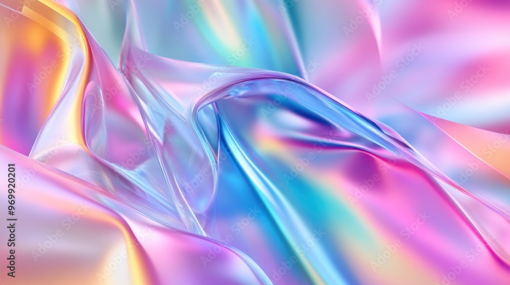 Abstract Holographic Background with Shimmering Waves Abstract Holographic Background with Shimmering Waves