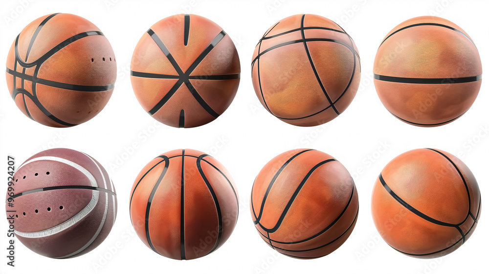 Full details of a basketball isolated on a white background, featuring sports equipment with a PNG file. Full details of a basketball isolated on a white background, featuring sports equipment with a PNG file.