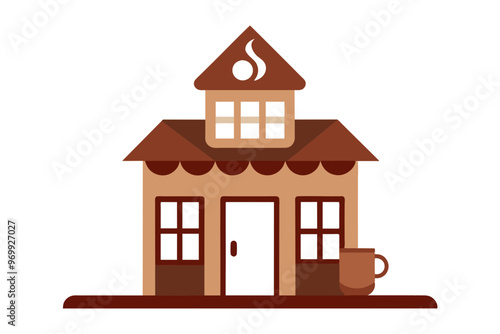  Coffee house isolated vector illustrations vector art illustration