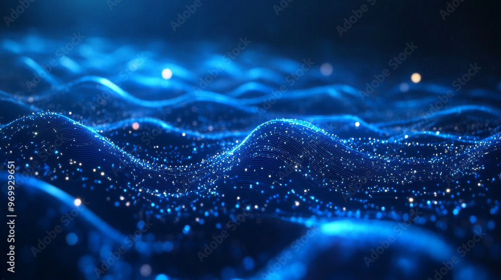 A dark blue background with glowing lines and neon effects. It represents a digital or technology theme, with data flowing like fiber optics. A dark blue background with glowing lines and neon effects. It represents a digital or technology theme, with data flowing like fiber optics.