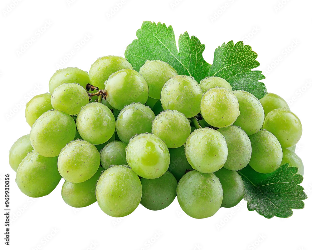 still fresh juicy pile of green grapes isolated on transparent background still fresh juicy pile of green grapes isolated on transparent background