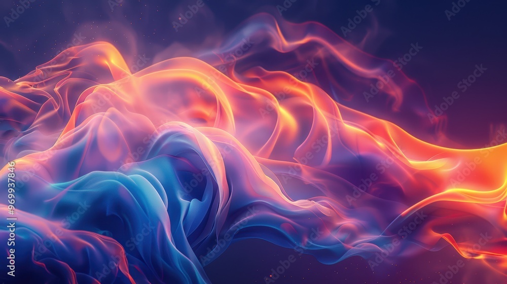 Abstract background with vibrant colors and flowing shapes blending in a surreal digital composition Abstract background with vibrant colors and flowing shapes blending in a surreal digital composition