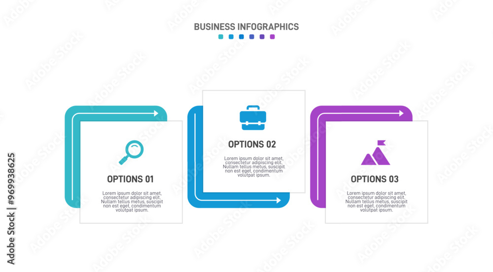 Horizontal progress bar featuring 3 arrow-shaped elements, symbolizing three six stages of business strategy and progression. Clean timeline infographic design template. Vector for presentation Horizontal progress bar featuring 3 arrow-shaped elements, symbolizing three six stages of business strategy and progression. Clean timeline infographic design template. Vector for presentation