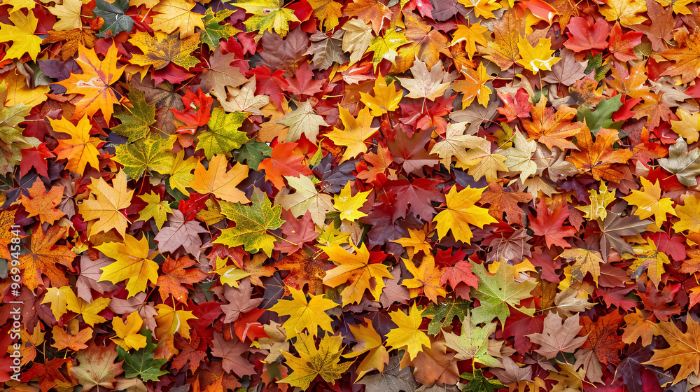 Beautiful autumn maple leaves background, representing the fall season in nature. Beautiful autumn maple leaves background, representing the fall season in nature.