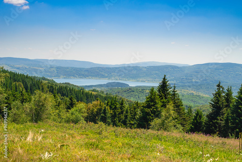 Beautiful landscapes from Cemernik mountain in south Serbia.