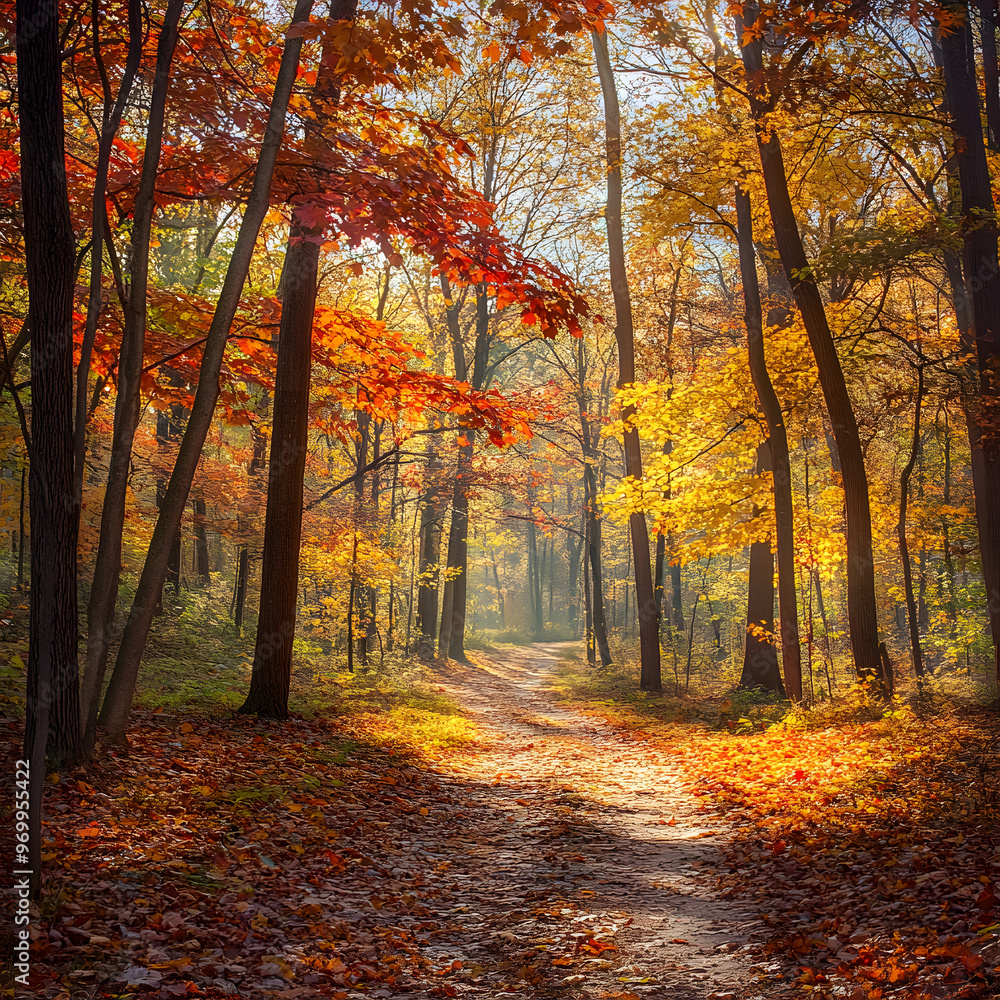 Fototapeta premium autumn in the forest