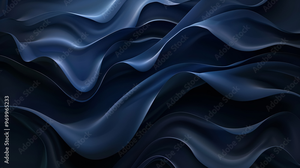 Obraz premium Blue or black background featuring a smooth gradient.
