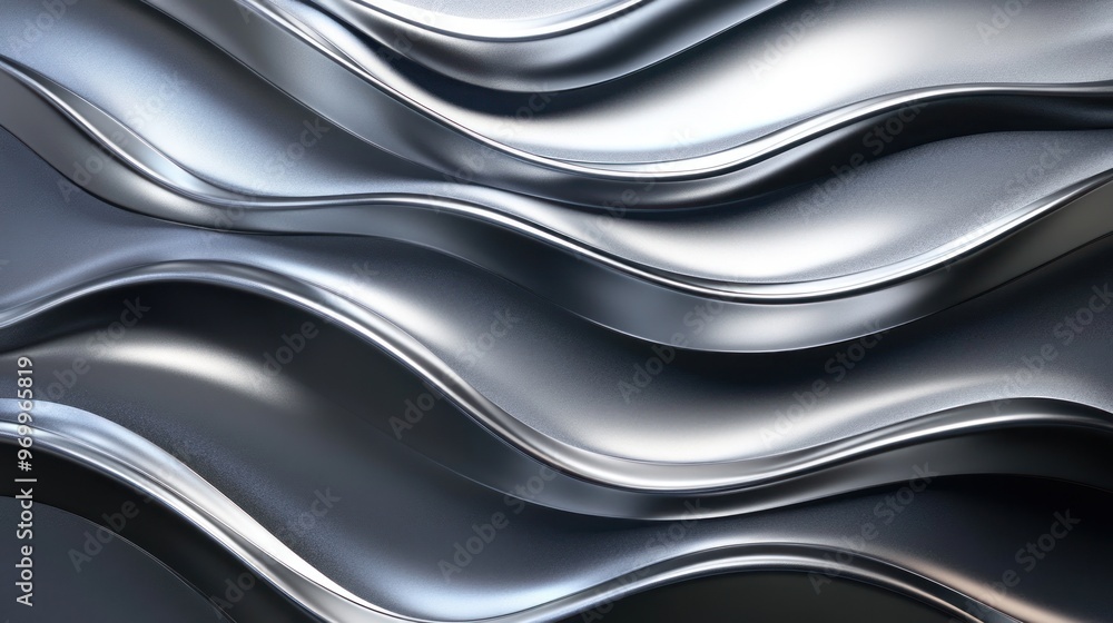 Abstract Metallic Waves Abstract Metallic Waves