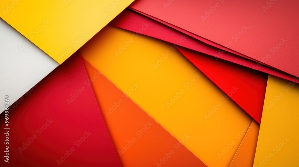 Abstract Geometry in Warm Colors Abstract Geometry in Warm Colors