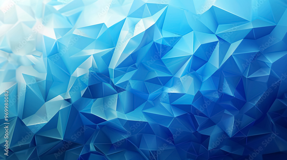 Blue low poly background. Blue low poly background.