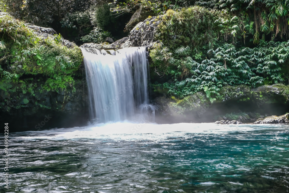 Amazing Waterfall on the Island of La Reunion, France Amazing Waterfall on the Island of La Reunion, France