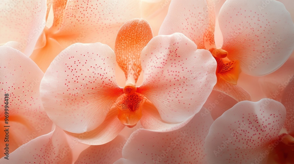 detailed image of orchid petals in full bloom, illustrating the concept of exquisite floral beauty detailed image of orchid petals in full bloom, illustrating the concept of exquisite floral beauty
