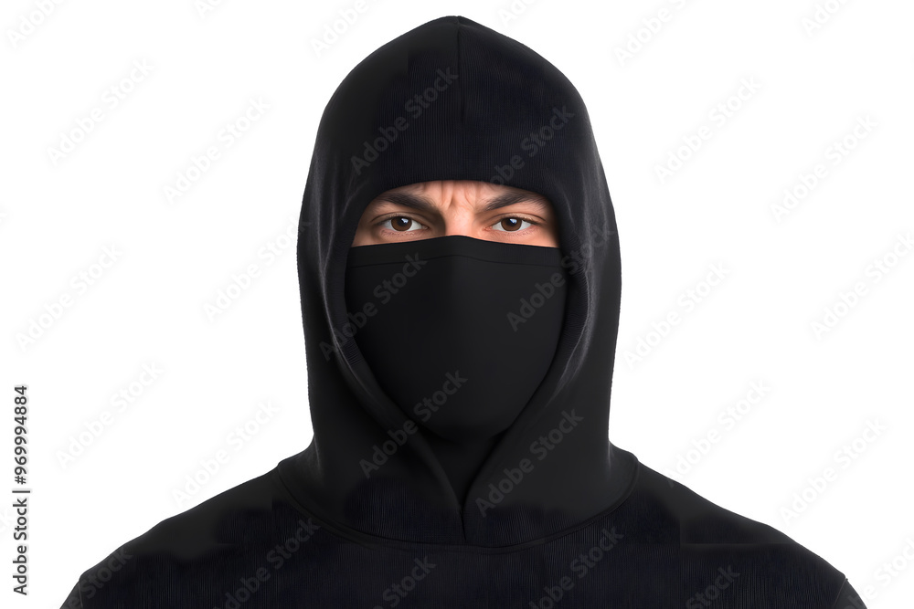 Man in Hoodie as Robber, Suspicious Activity and Criminal Intent Theme Man in Hoodie as Robber, Suspicious Activity and Criminal Intent Theme