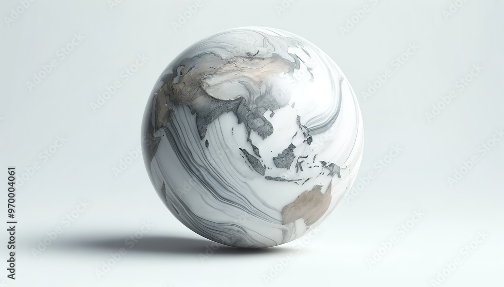 glass globe on black background glass globe on black background