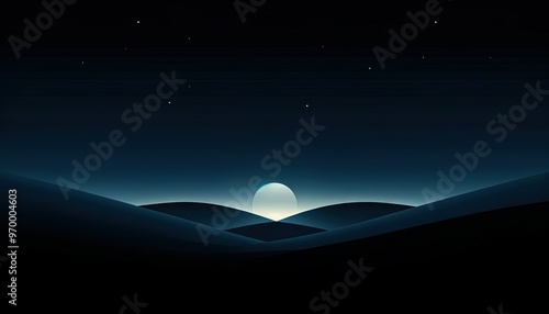 moon and stars