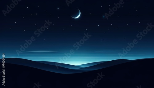 moon and stars