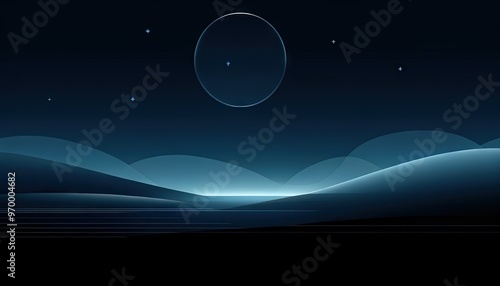 moon and stars