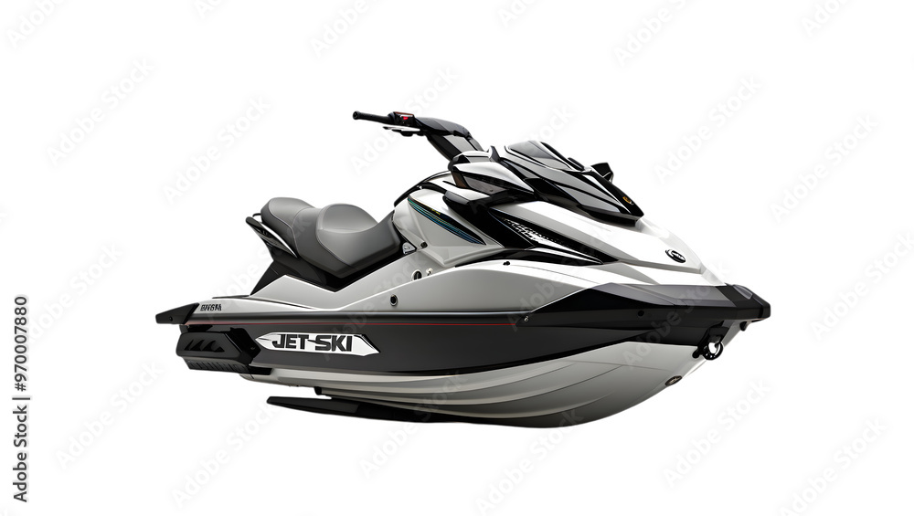 Advanced Personal Watercraft for High-Speed Water Adventures, Isolated Background Advanced Personal Watercraft for High-Speed Water Adventures, Isolated Background