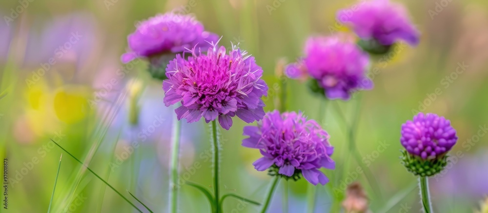 Flower Of Field Scabious Knautia Arvensis Flower Of Field Scabious Knautia Arvensis