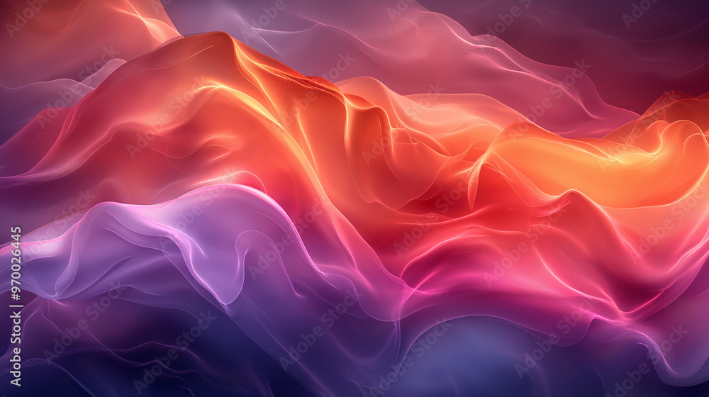 Fototapeta premium abstract flow art with digital feel