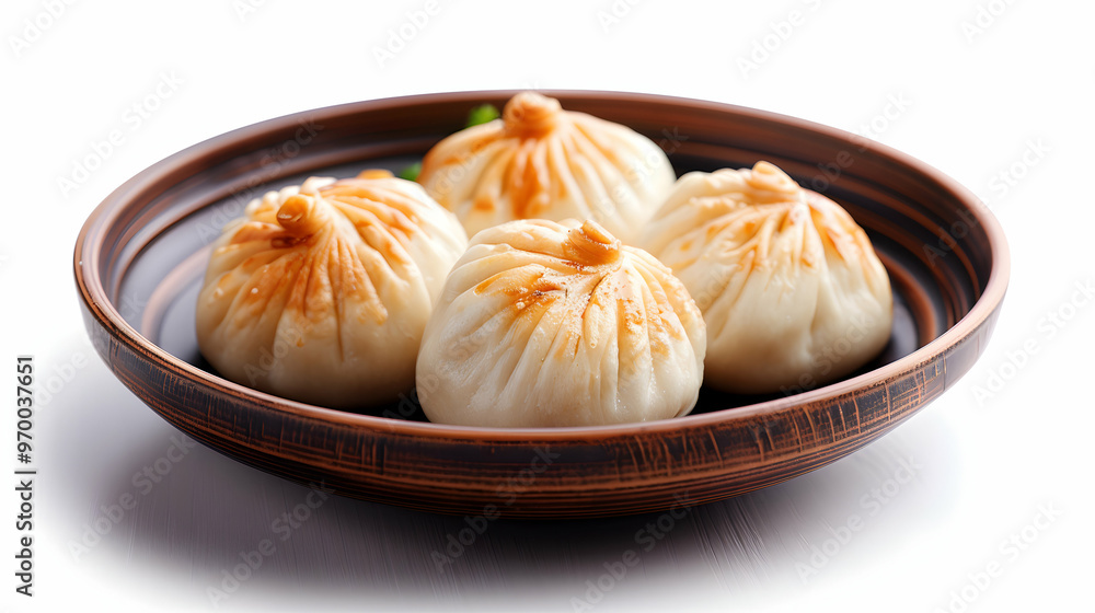 Traditional Chinese Steamed Pork Bun Baozi Bamb Traditional Chinese Steamed Pork Bun Baozi Bamb