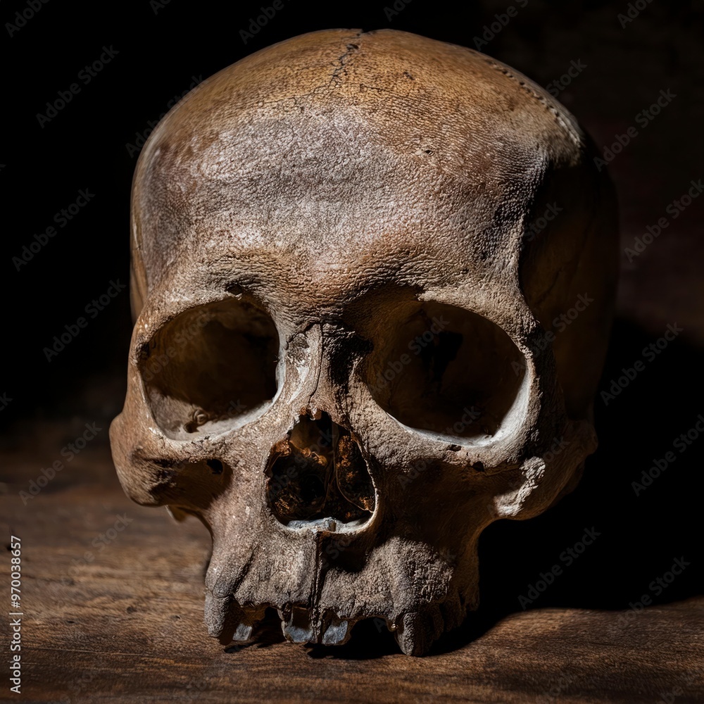 The human skull and evolution. The human skull and evolution.