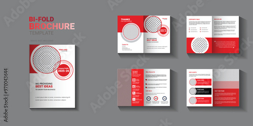 A4 8 pages company profile brochure