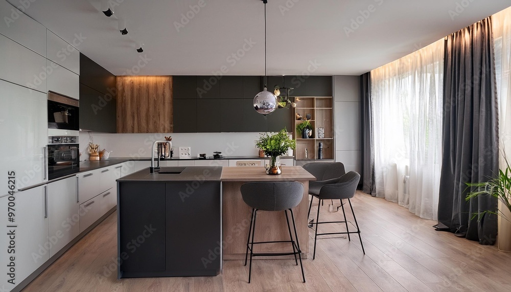 Obraz premium modern kitchen interior