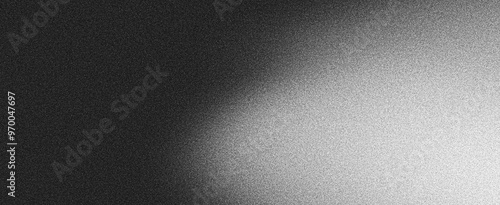 Black and white grainy background, dark abstract noise texture banner backdrop, grunge poster header design