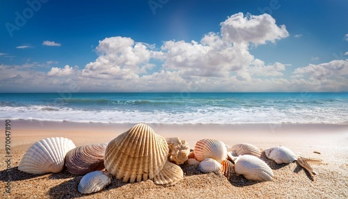 seashells on the beach