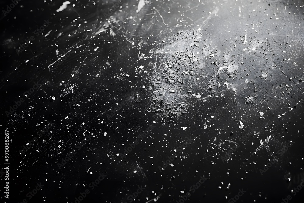 Abstract Black and White Texture with Splashes and Speckles Abstract Black and White Texture with Splashes and Speckles