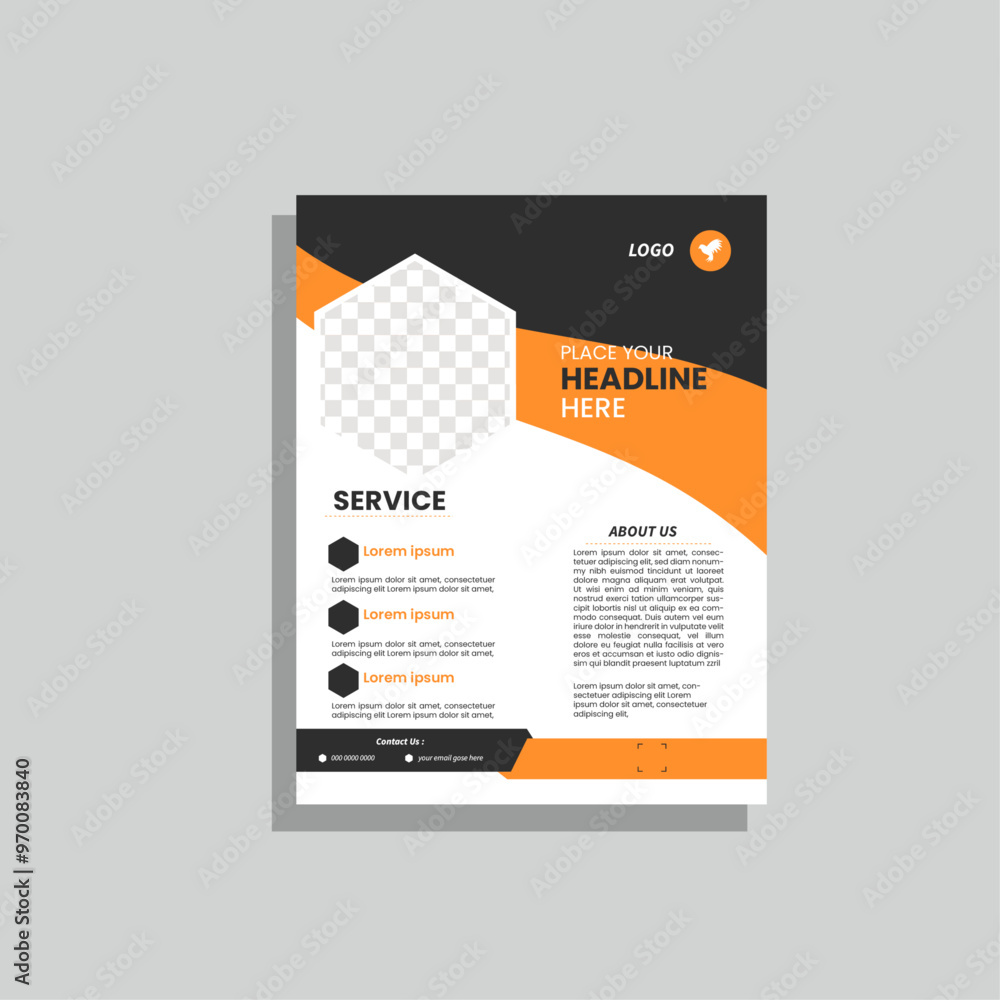 Corporate business flyer design. Modern style use for promotion. Creative trendy agency flyer design. Modern concept business marketing agency flyer template Corporate business flyer design. Modern style use for promotion. Creative trendy agency flyer design. Modern concept business marketing agency flyer template