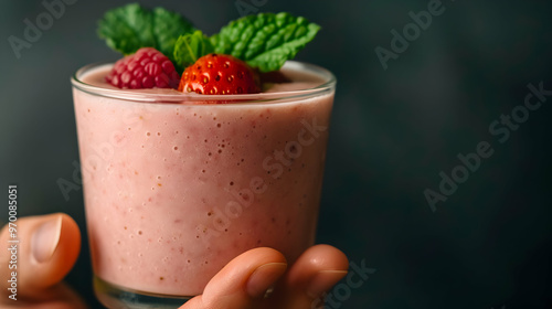 Tropical Fruit Smoothie Countryside Farmhouse