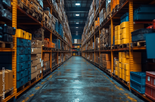 Wallpaper Mural Artistic Display: Vacant Craft Shelves Observed from Below in HD Torontodigital.ca