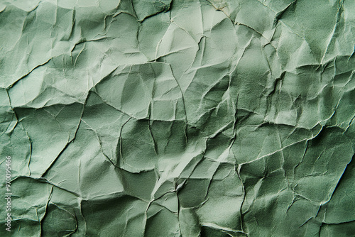 Crumpled and creased paper texture background