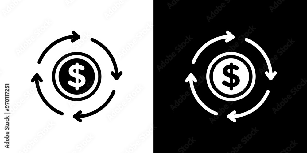 Turnover icon Isolated flat vector in outline Turnover icon Isolated flat vector in outline