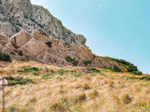 rock in the mountains