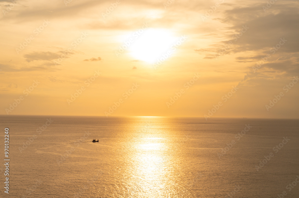 sea with sunset sea with sunset