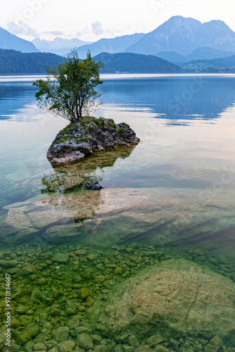 Felseninsel im Altaussee photo