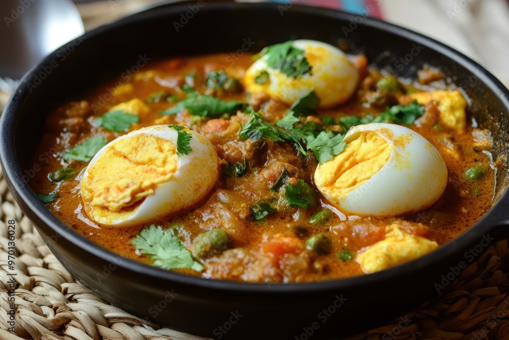 Simple egg curry dish Simple egg curry dish