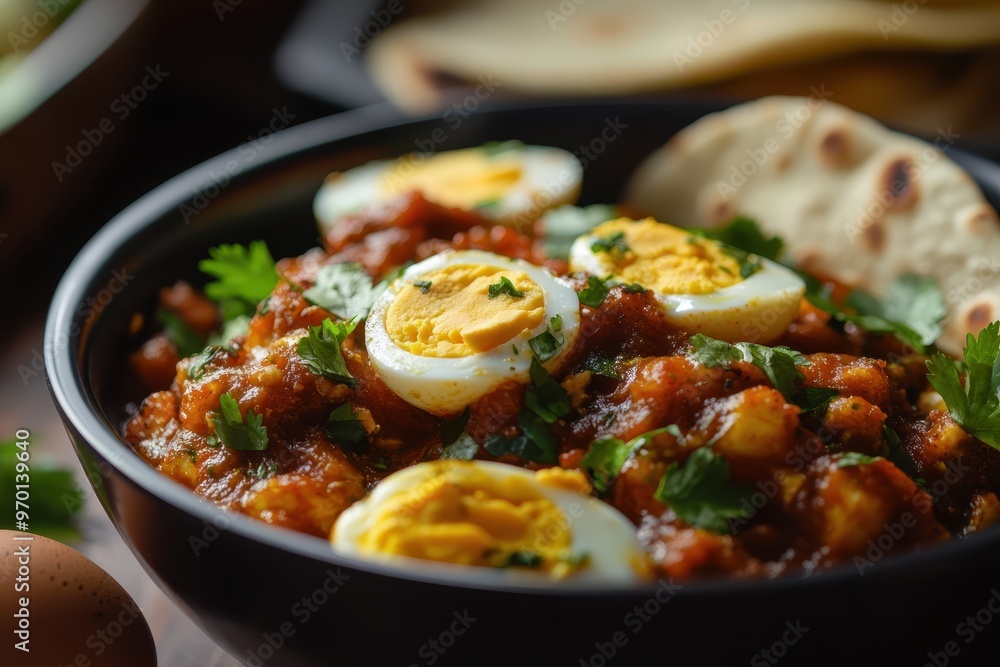 Spicy egg roast pairs nicely with Indian breads Spicy egg roast pairs nicely with Indian breads