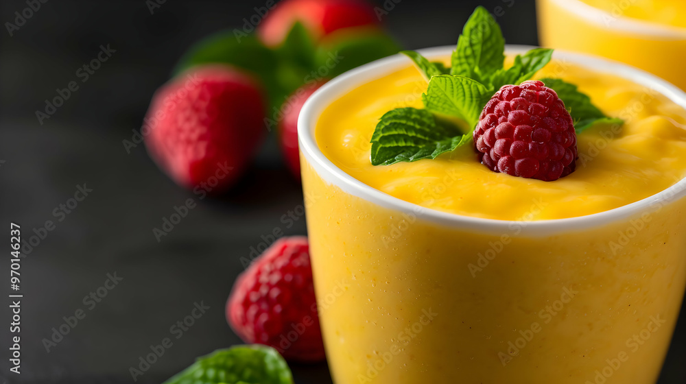 Tropical Fruit Smoothie Romantic Setting Glowin Tropical Fruit Smoothie Romantic Setting Glowin